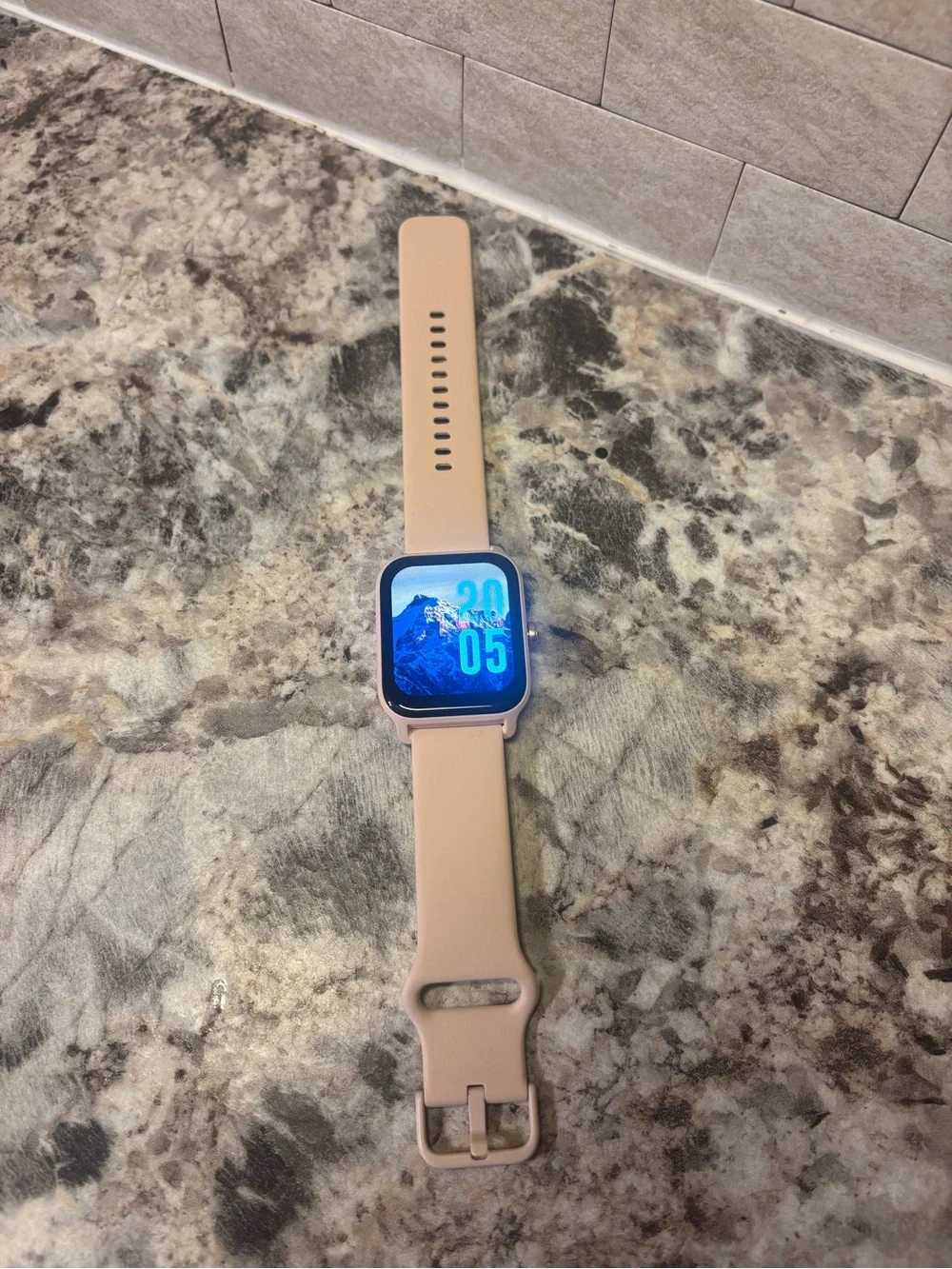 Pink Smart Watch with HD Touch Screen